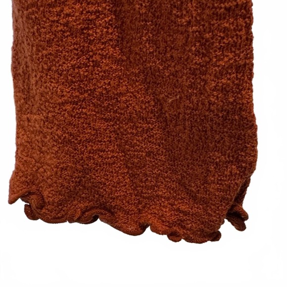 Madewell Elegant Rust Long Sleeve Top - size S - Picture 3 of 6